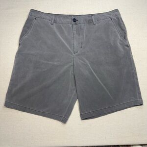 Forcast Fourcast Quad Flex Men’s Shorts - Charcoal Flat Front - Size 38
